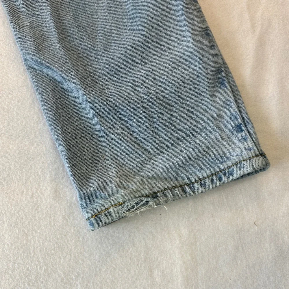 Levis 550 Relaxed Fit Jeans Mens W32 L30 Light Wash Blue Denim 100% Cotton